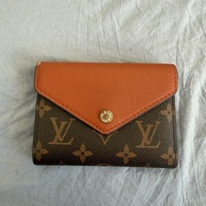 Louis Vuitton Tan and Brown Women's Wallet